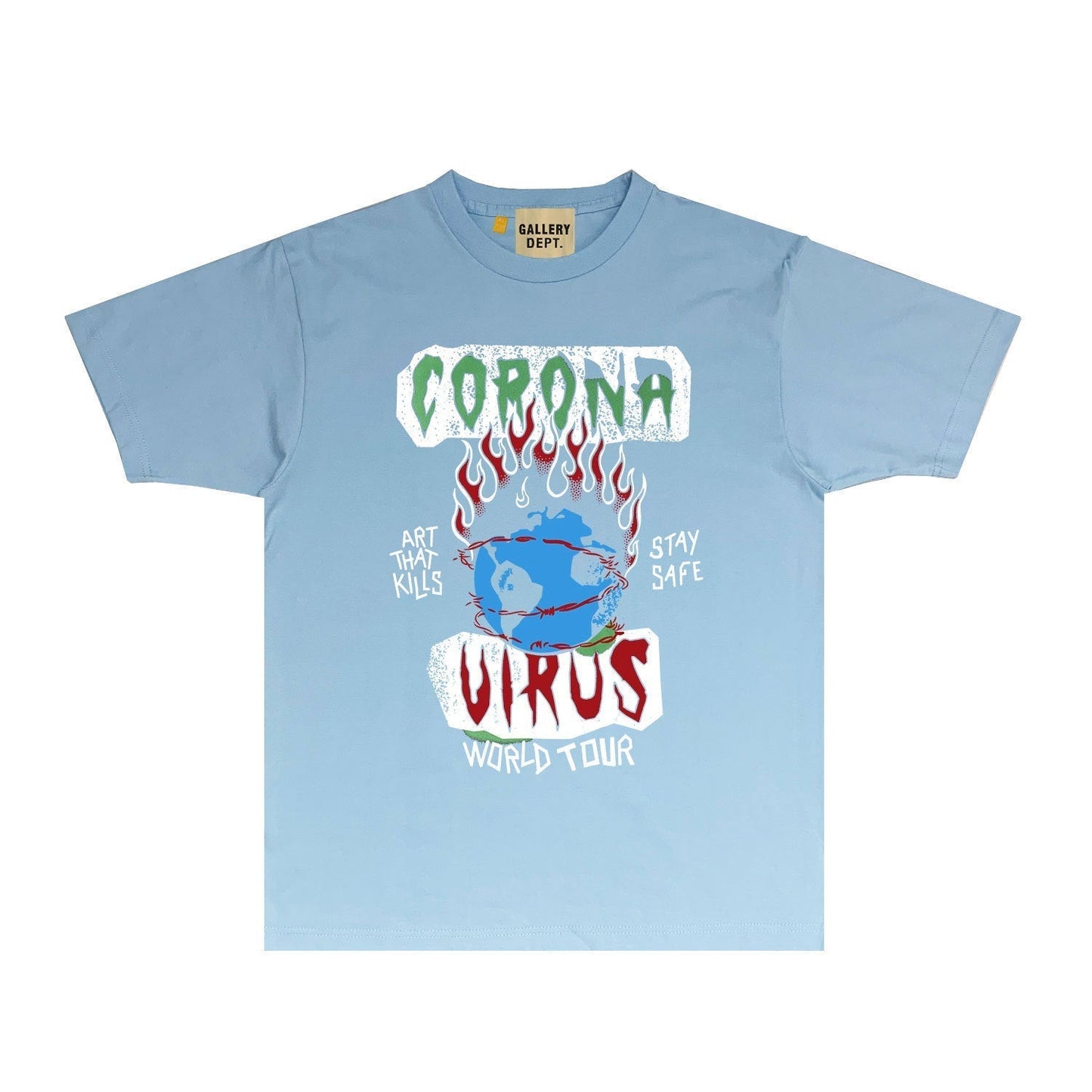 Gallery Dept T Shirts European And American Tee Shirt Short Sleeve T-Shirt Blouse