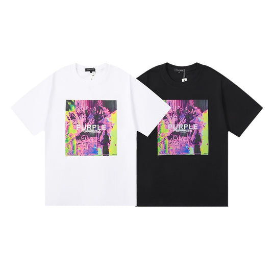 PURPLE  fashion T-shirt