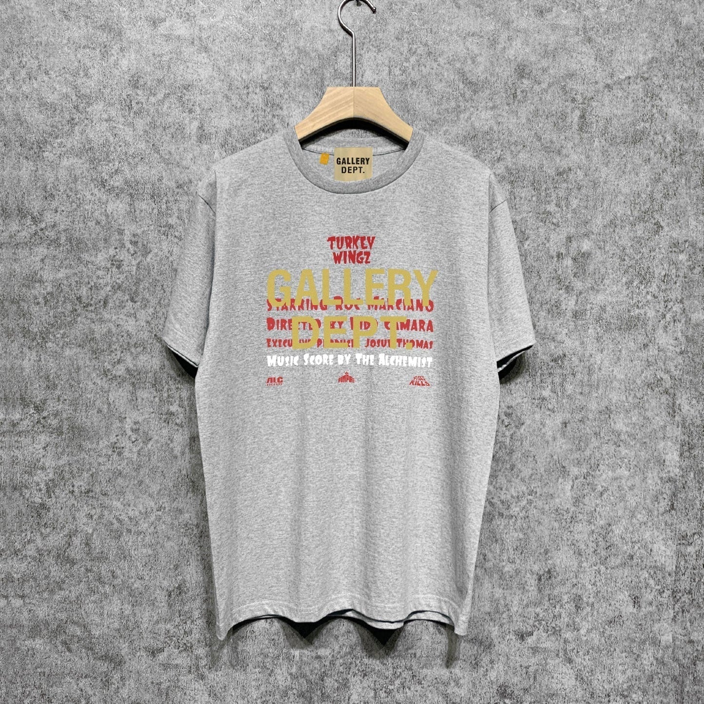 Gallery Dept T Shirt Retro Printed Loose Short-Sleeved Shirt