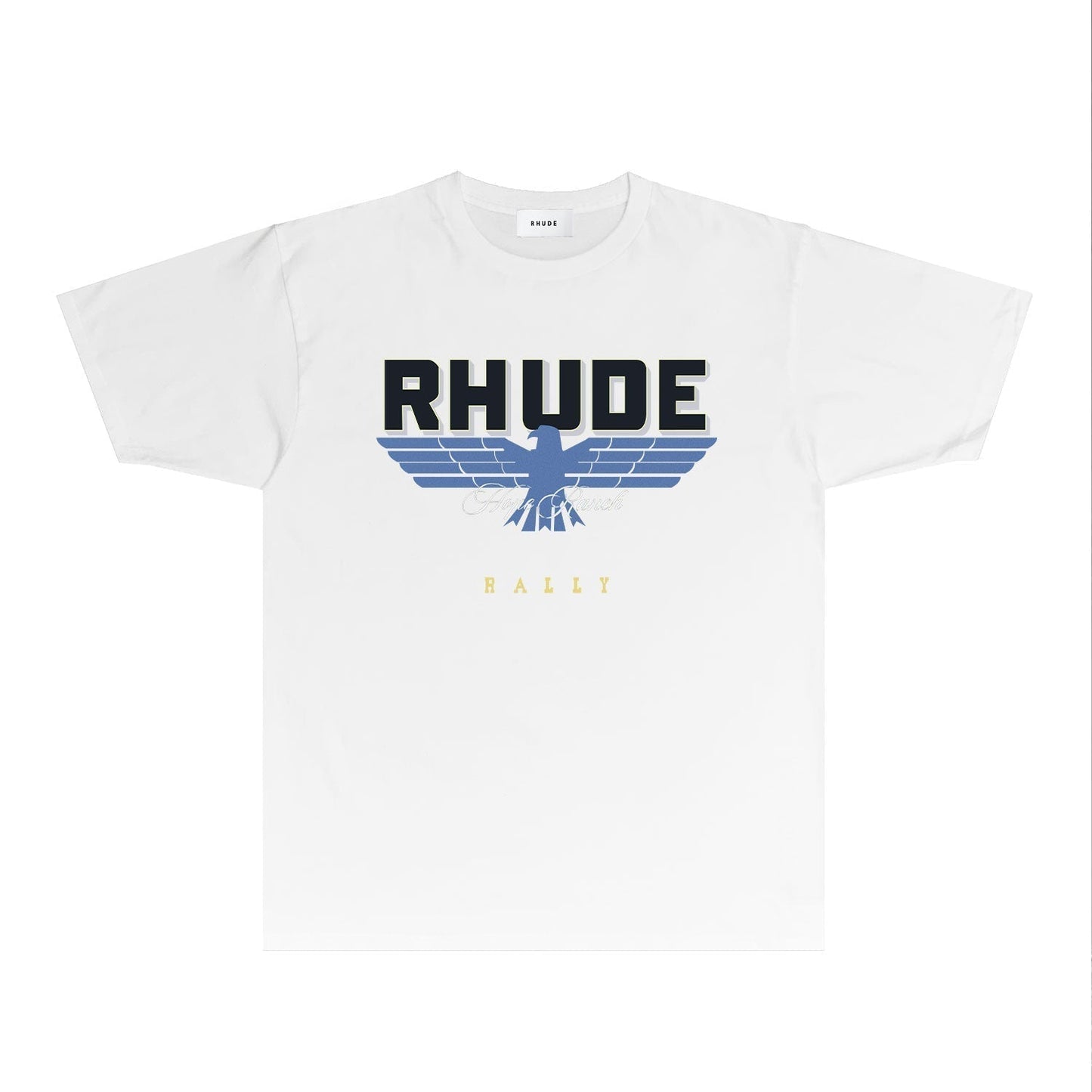 Rhude T-shirts Printed Trendy Pure Cotton