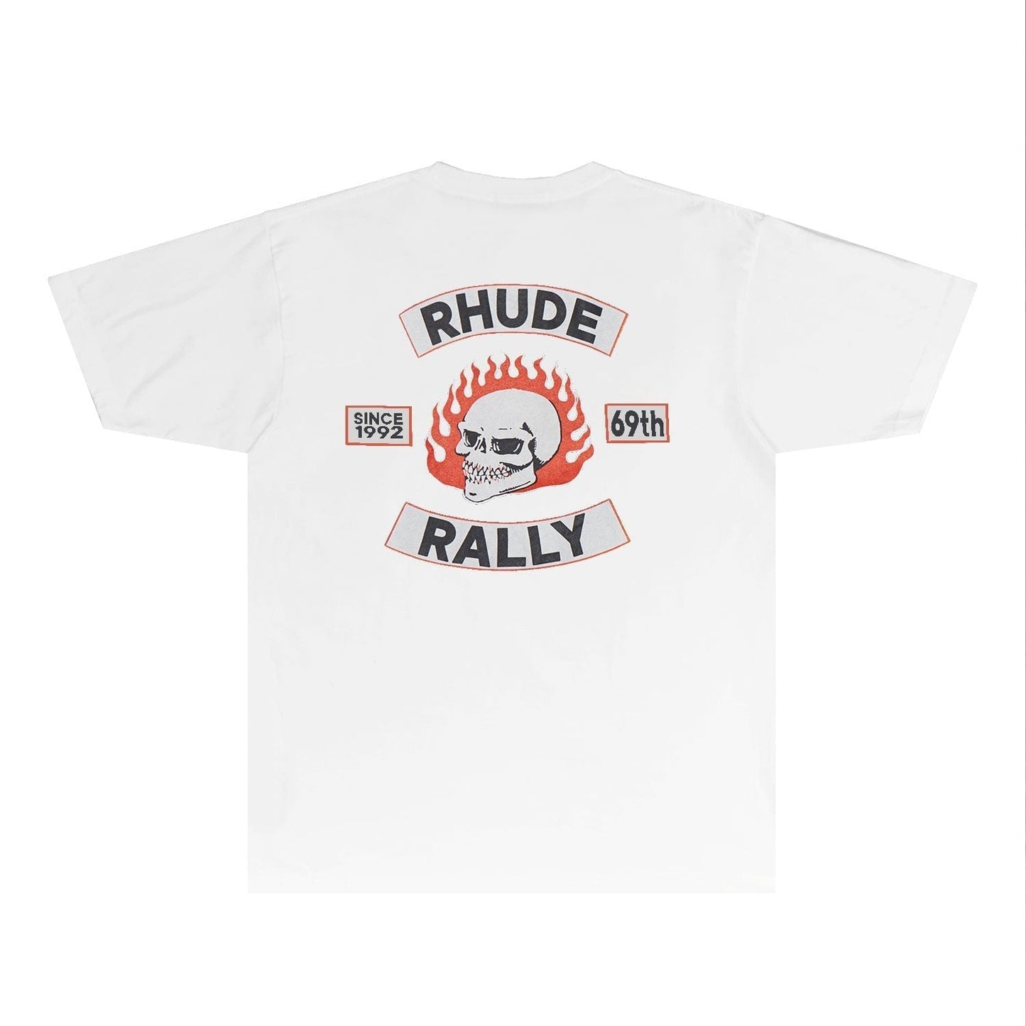 Rhude T-shirts Printed Trendy Pure Cotton