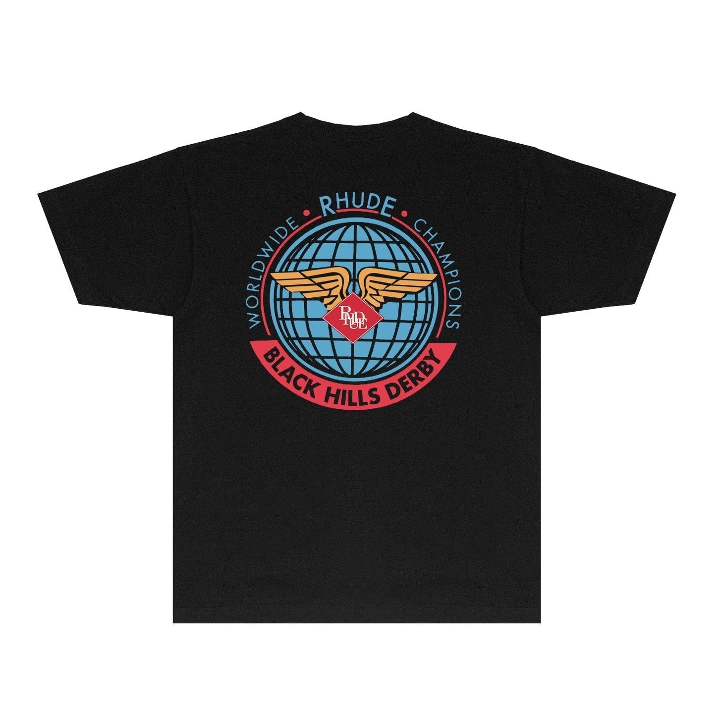 Rhude T-shirts Printed Trendy Pure Cotton