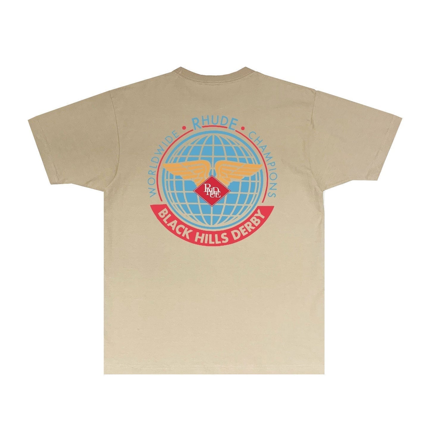 Rhude T-shirts Printed Trendy Pure Cotton