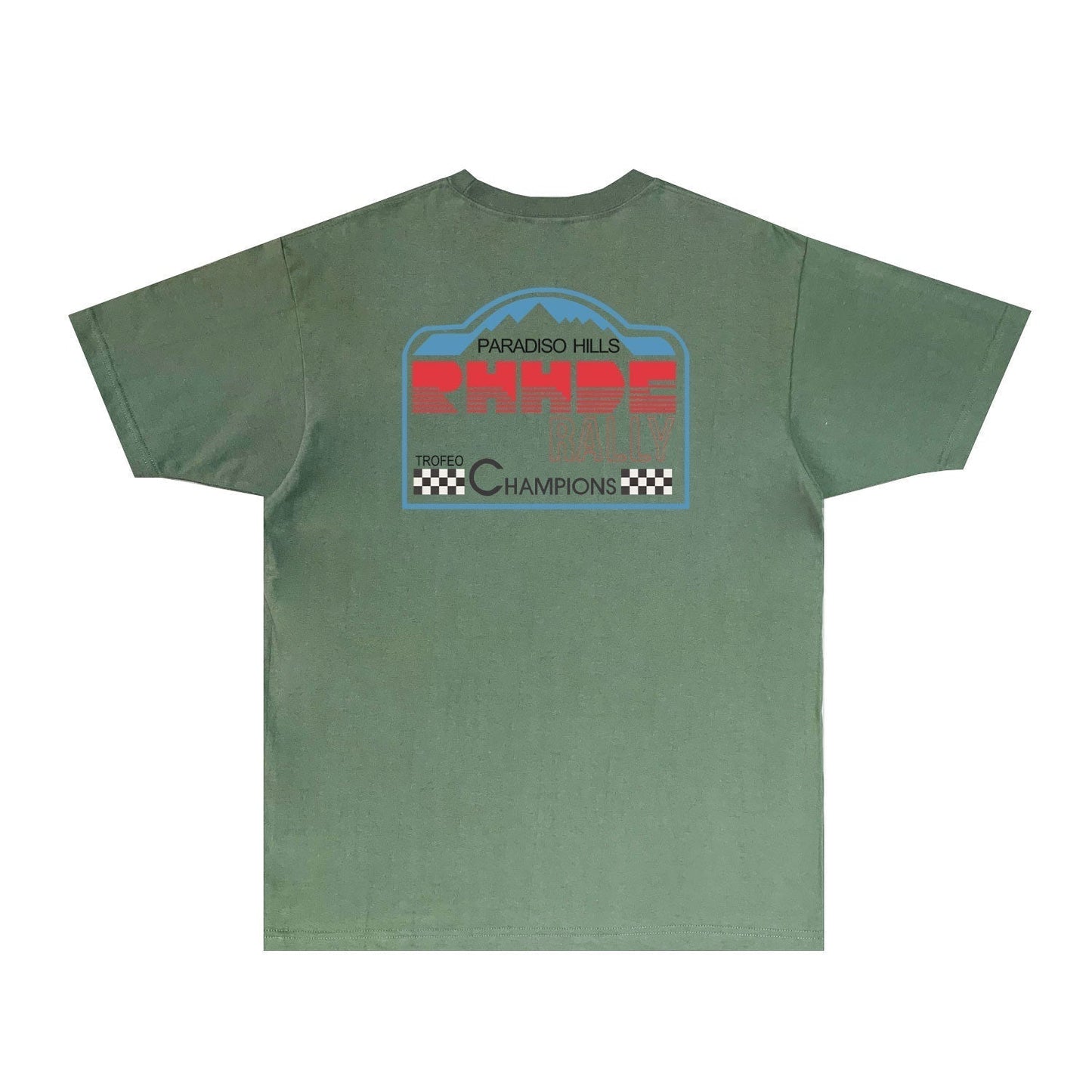 Rhude T-shirts Printed Trendy Pure Cotton