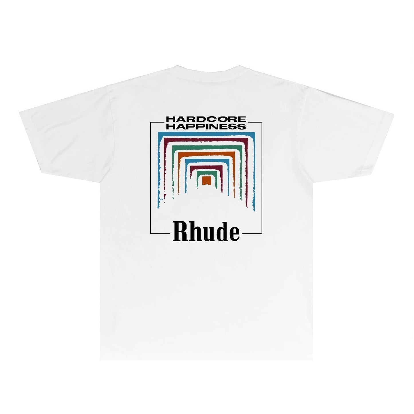 Rhude T-shirts Printed Trendy Pure Cotton