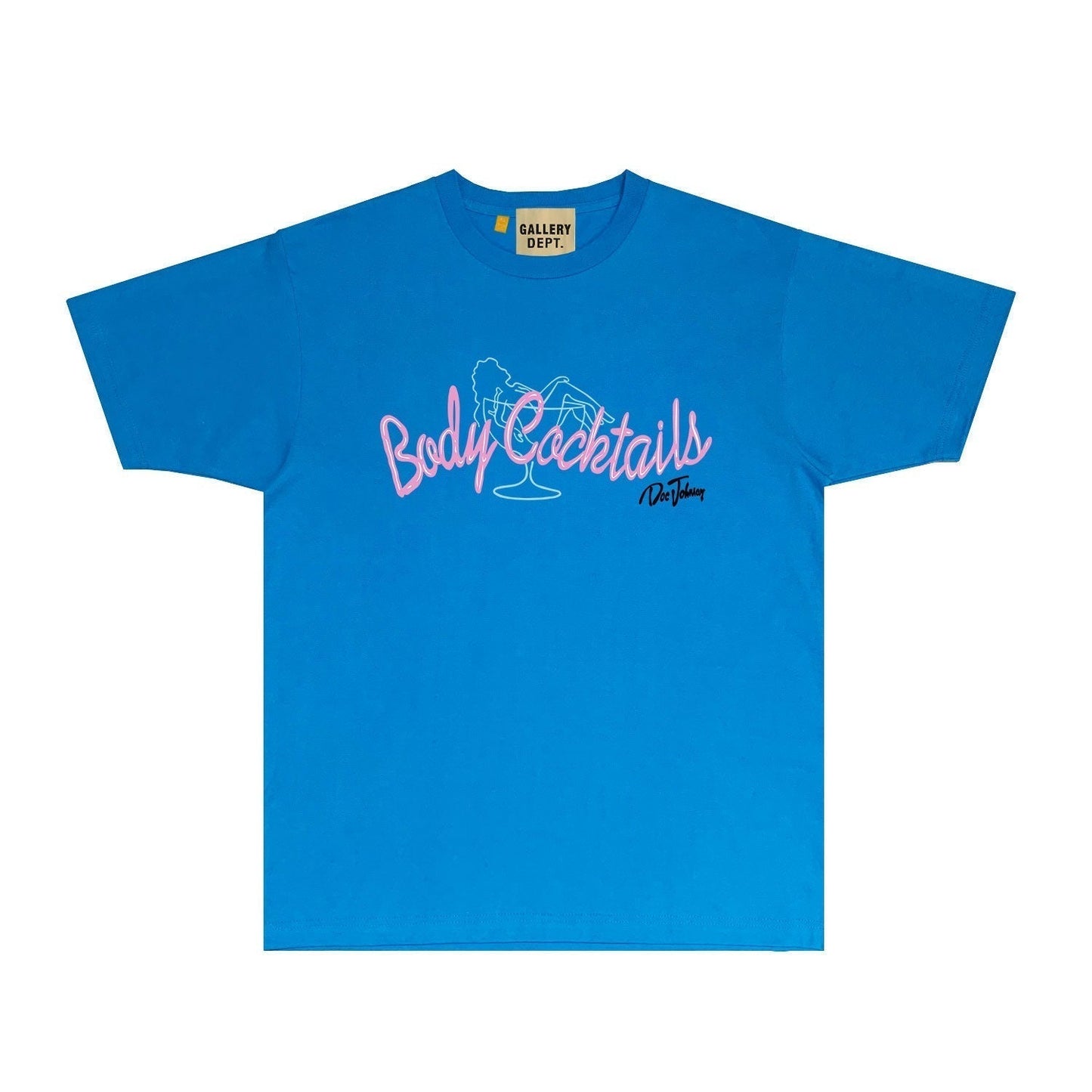 Gallery Dept T Shirt Retro Printed Loose Short-Sleeved Shirt