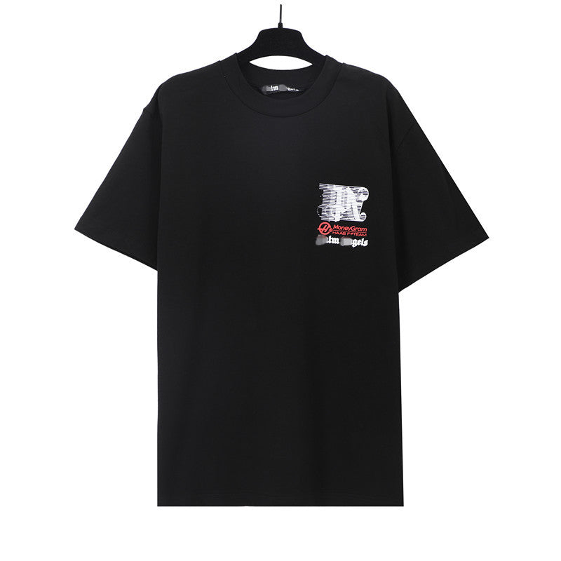 Palm Angels T-shirt singing joint alphabet short-sleeved T-shirt