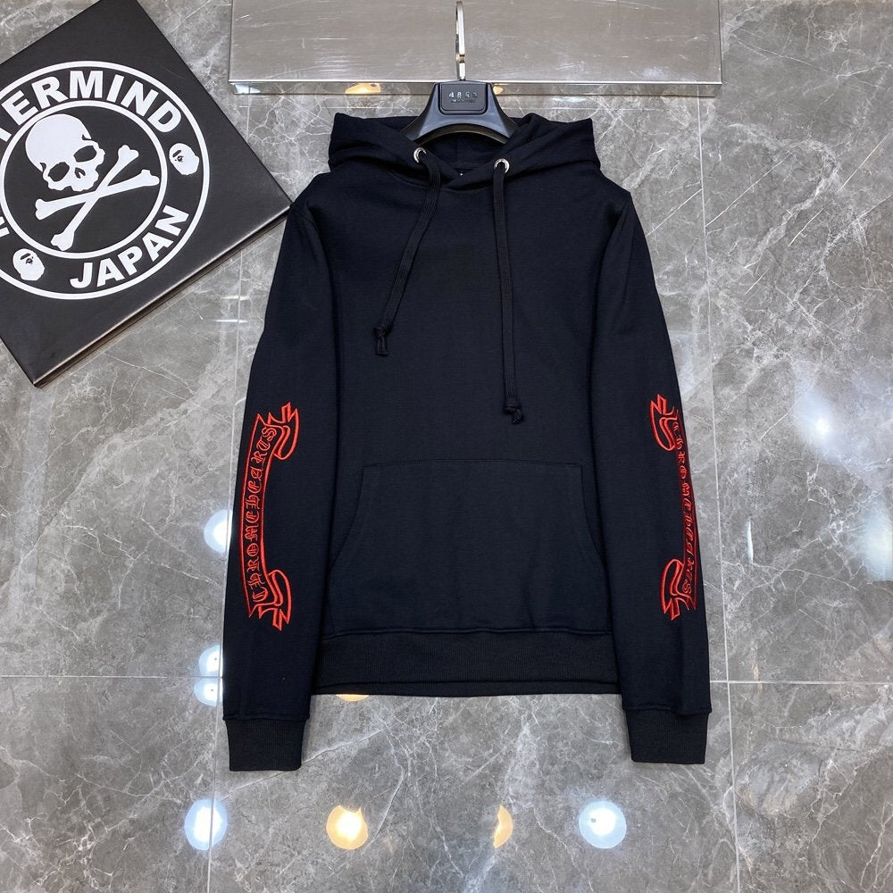Chrome Heart Hoodie Chrome Heart Crow Snowflake Cross Phantom Horseshoe Hooded