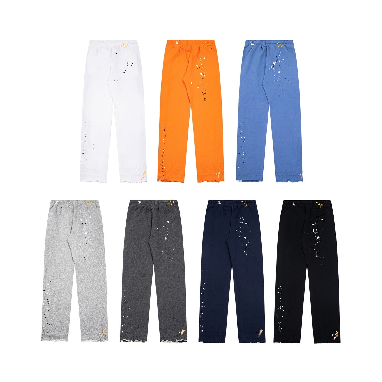 Gallery Dept Sweatpants Hand-painted ink-splashing contrasting casual trousers