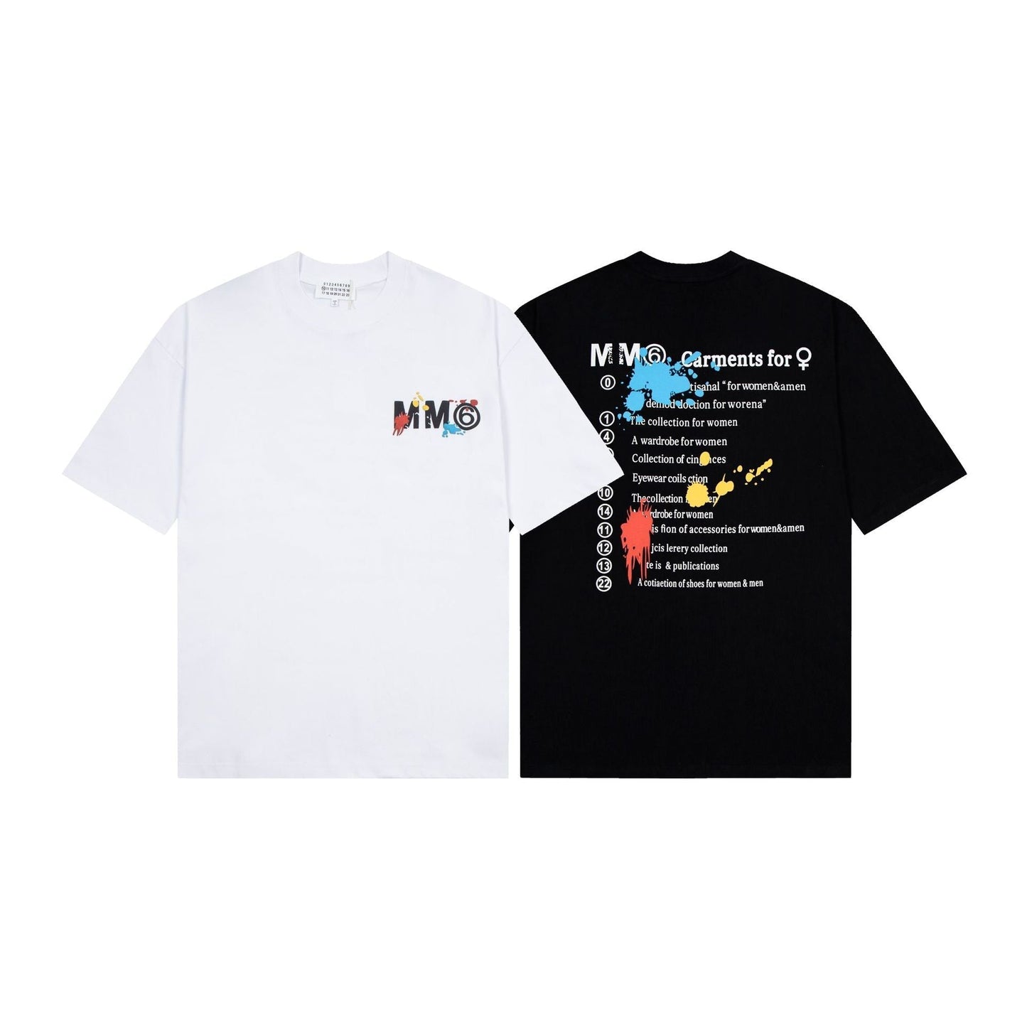 Maison Margiela T-shirt Crew Neck Loose Short Sleeve T-shirt