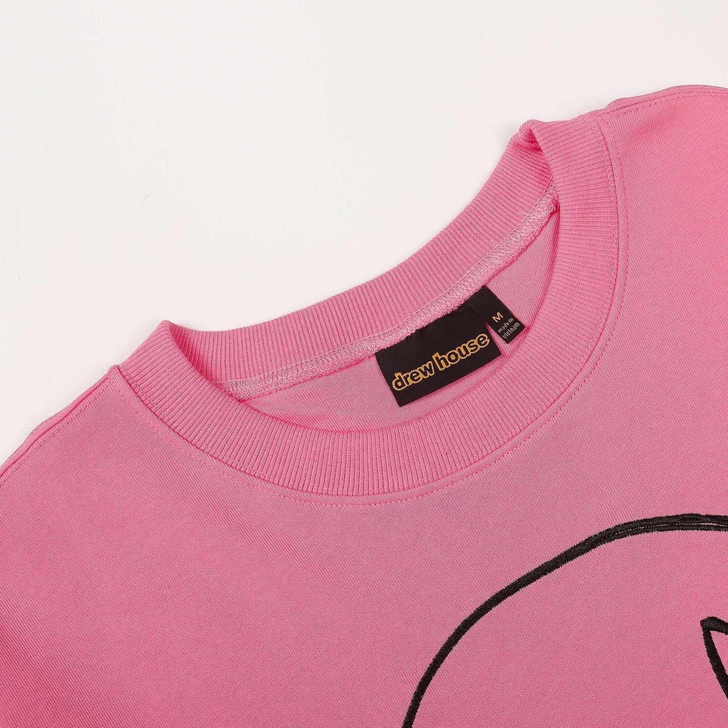 Drew House Sweatshirts Unisex Sketch Smiley Face Crew Neck Sweatshirts