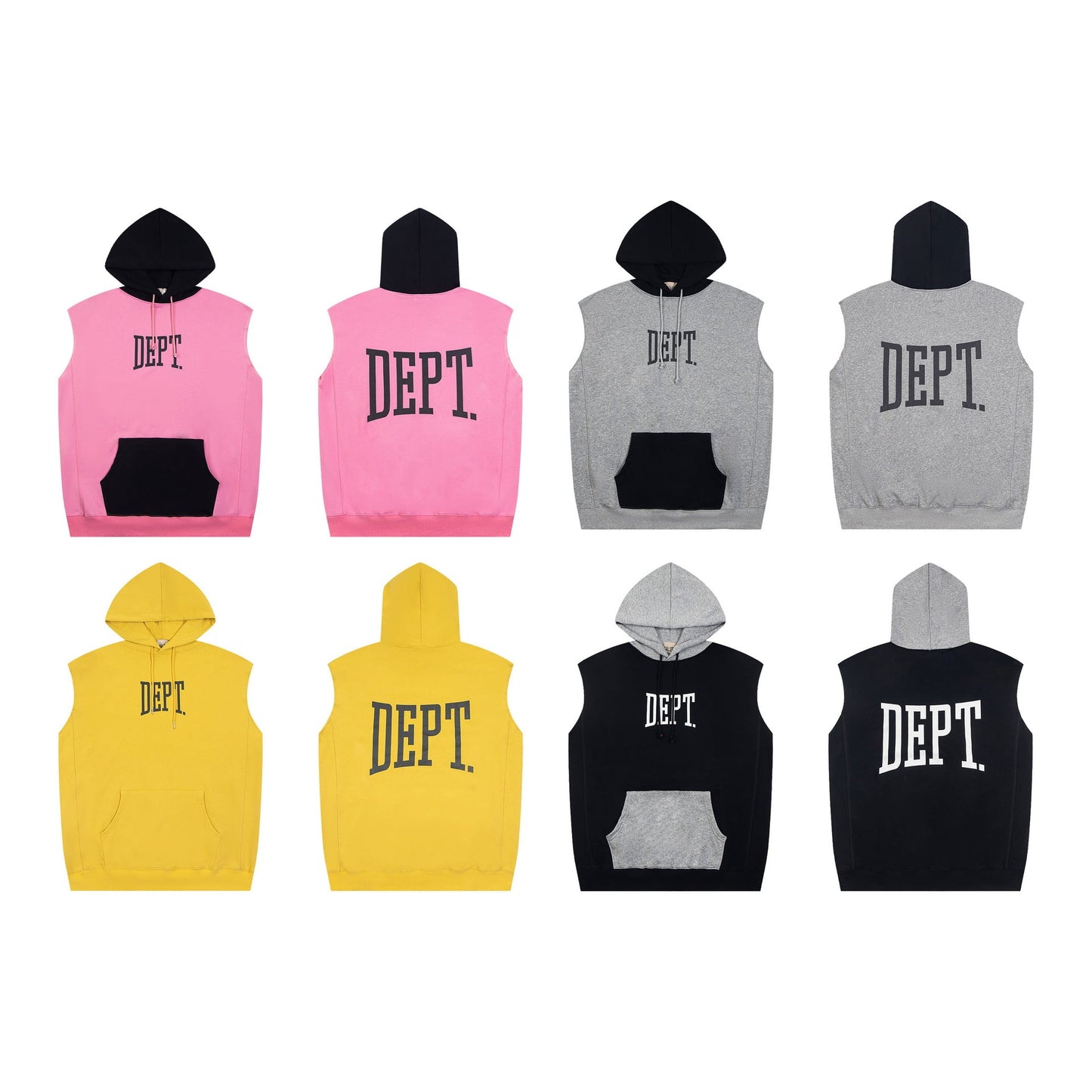 Gallery Dept Hoodie Loose Casual Sleeveless Hoodie
