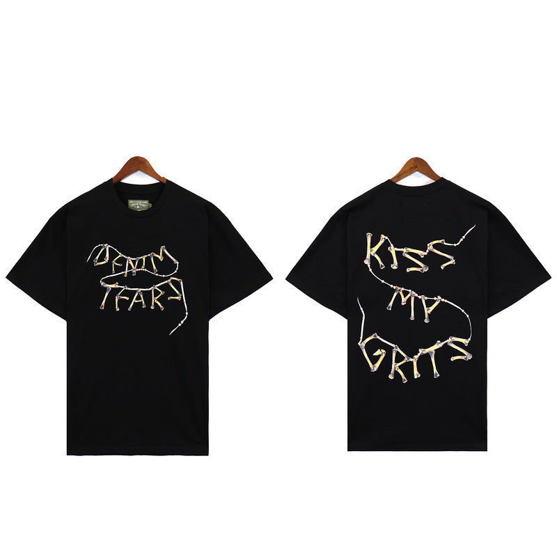 Denim Tears T-shirts Casual Short Sleeve T-shirt