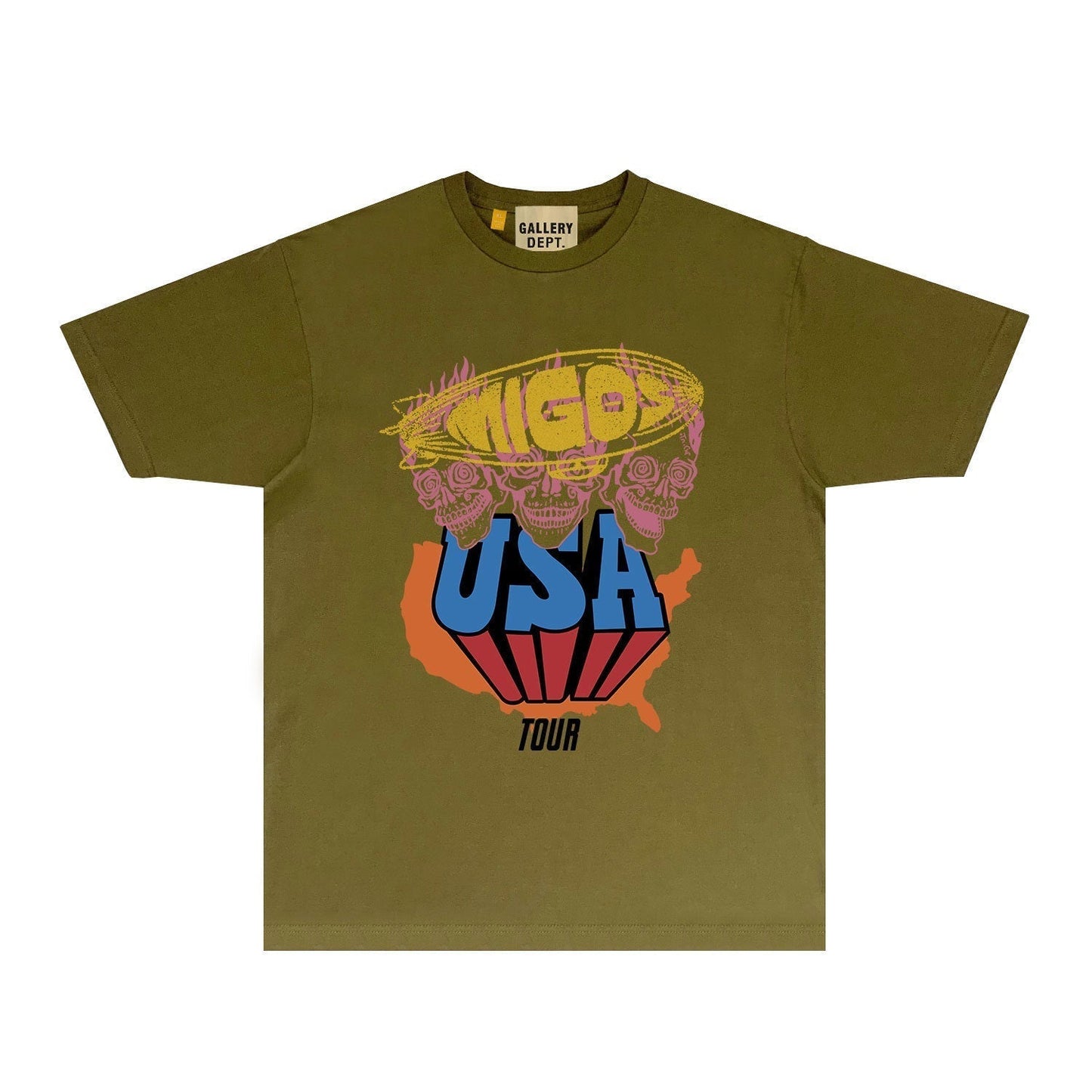 Gallery Dept T Shirts European And American Tee Shirt Short Sleeve T-Shirt Blouse