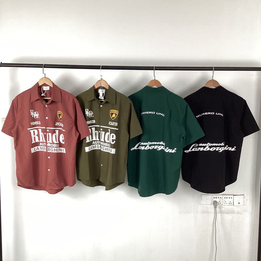 Rhude T-shirt Short Sleeve Shirt Casual Shirt