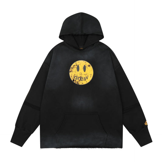 Drew House Hoodie Unisex Loose Casual Distressed Hoodie