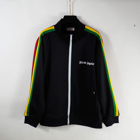 Palm Angle Sweatshirt Palm Angels Striped Sports Casual Men and Women