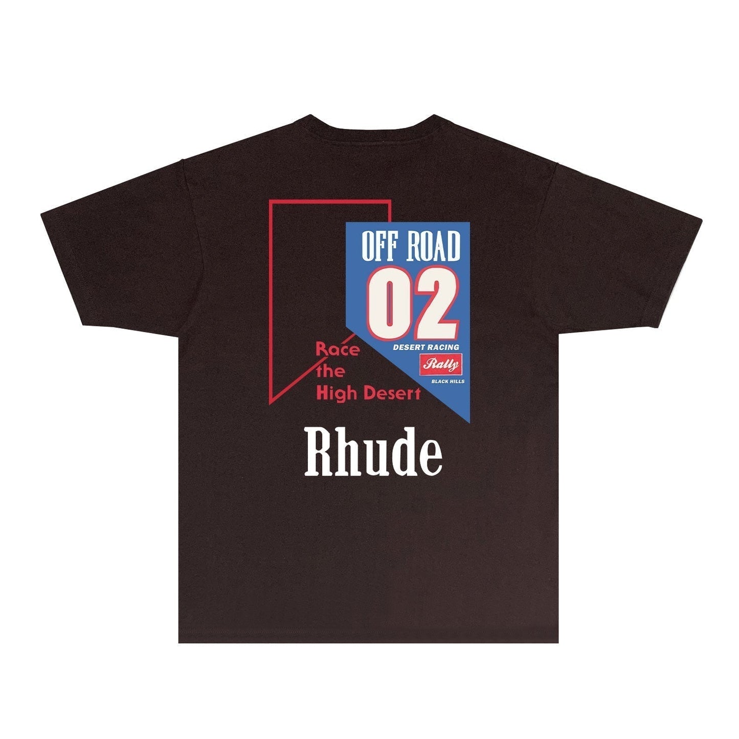 Rhude T-shirts Printed Trendy Pure Cotton