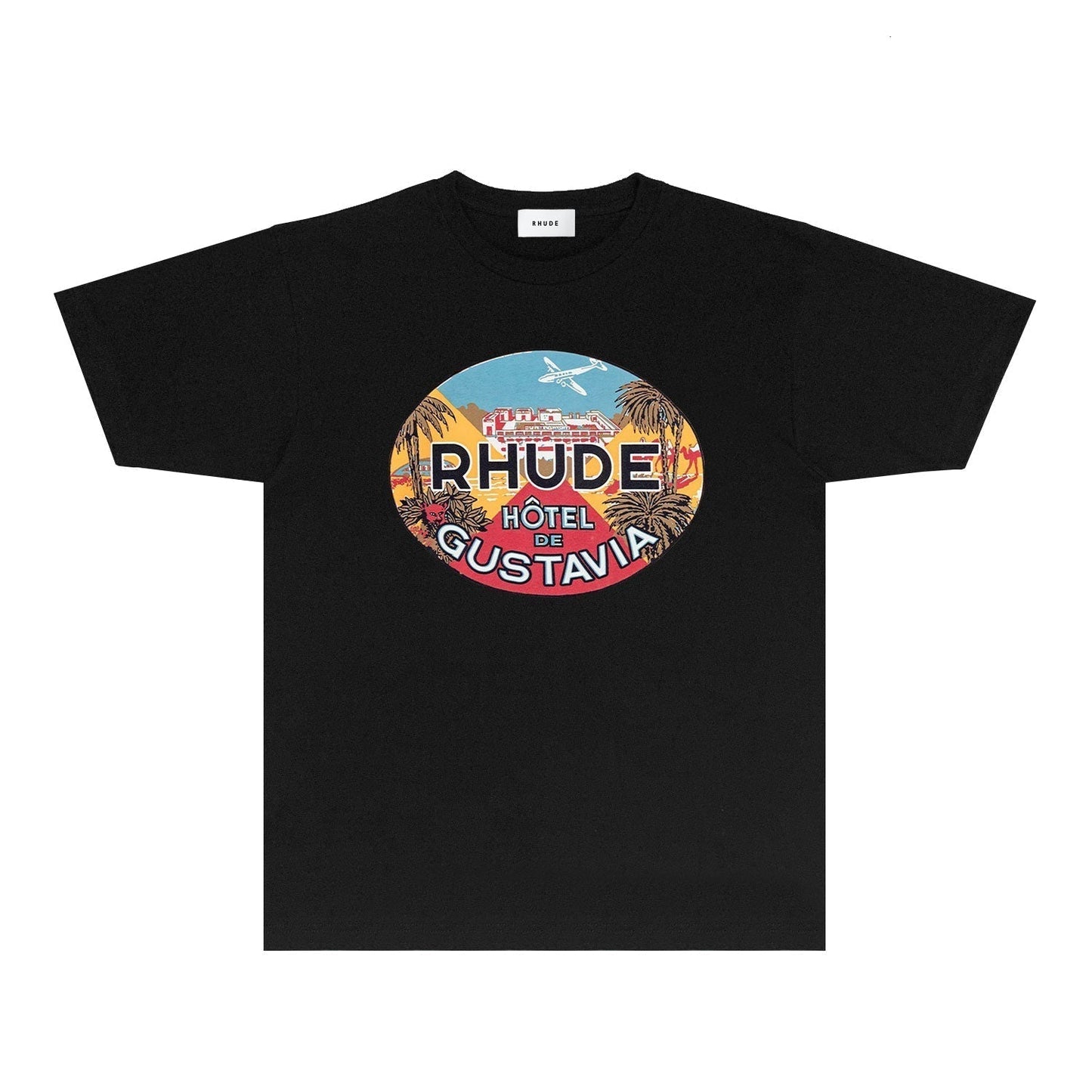 Rhude T-shirts Printed Trendy Pure Cotton