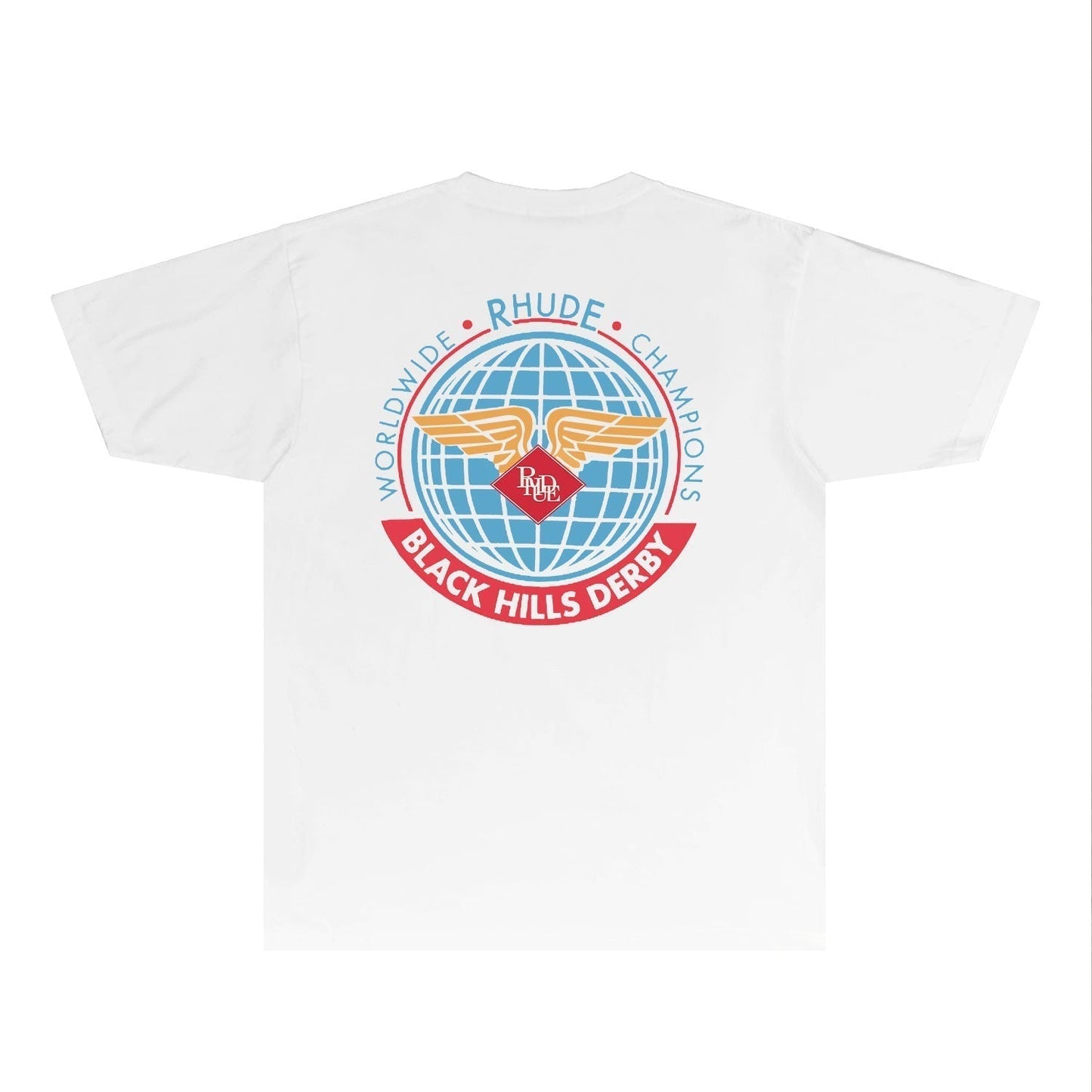 Rhude T-shirts Printed Trendy Pure Cotton